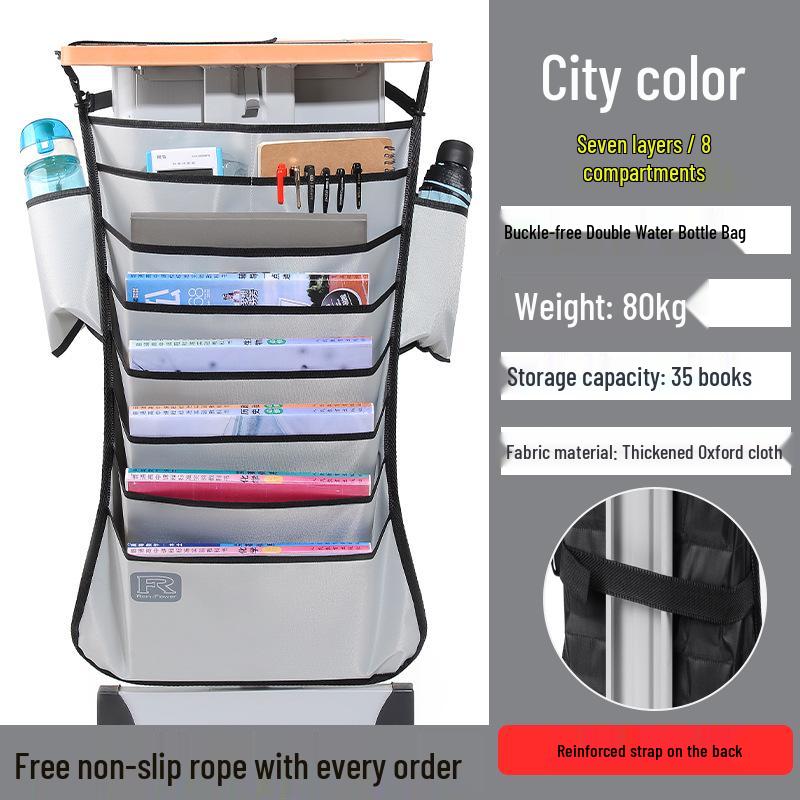 Large Capacity Hanging Desk Book Bag for Students