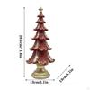 Christmas Tree Figurine Landscaping Xmas Statue Sculpture for Party Living Room Bedroom Office