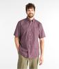 LL Bean Kennebunk Sport Traditional Short US Size Light 1000223091 Men's Wrinkle-Free Shirt, Fit, Sleeve, Check, Fit, Regular, L, Gold, Yellow,