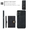 For Samsung Galaxy A14 4G/5G Case Leather+TPU Kickstand Phone Cover 2 in 1 Detachable