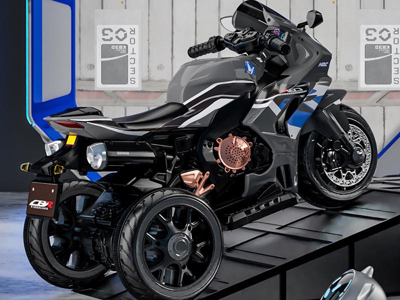 Children's Electric Tricycle: Rechargeable, Remote-Controlled Ride-On Toy for Boys and Girls