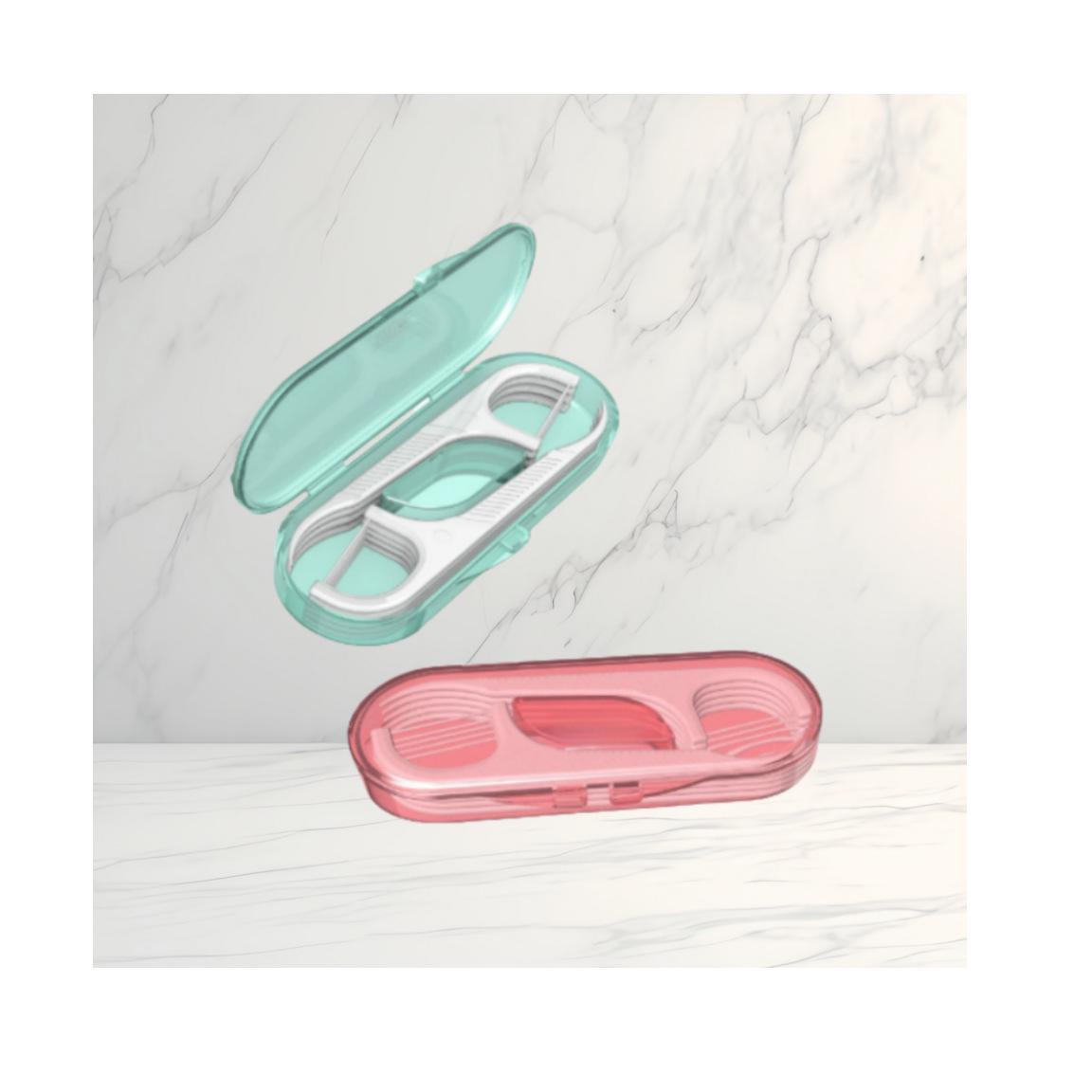

10-Pack Travel Box Floss Picks, Disposable and Portable, with Customizable Options