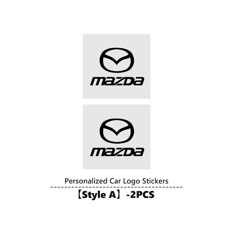 Badge Interno Auto Decorazione Esterna Adesivo Decalcomania Per Mazda 2 3 5 6 Axela Atenza Speed 6 CX3 CX4 CX5 CX7 CX8 CX9 MS