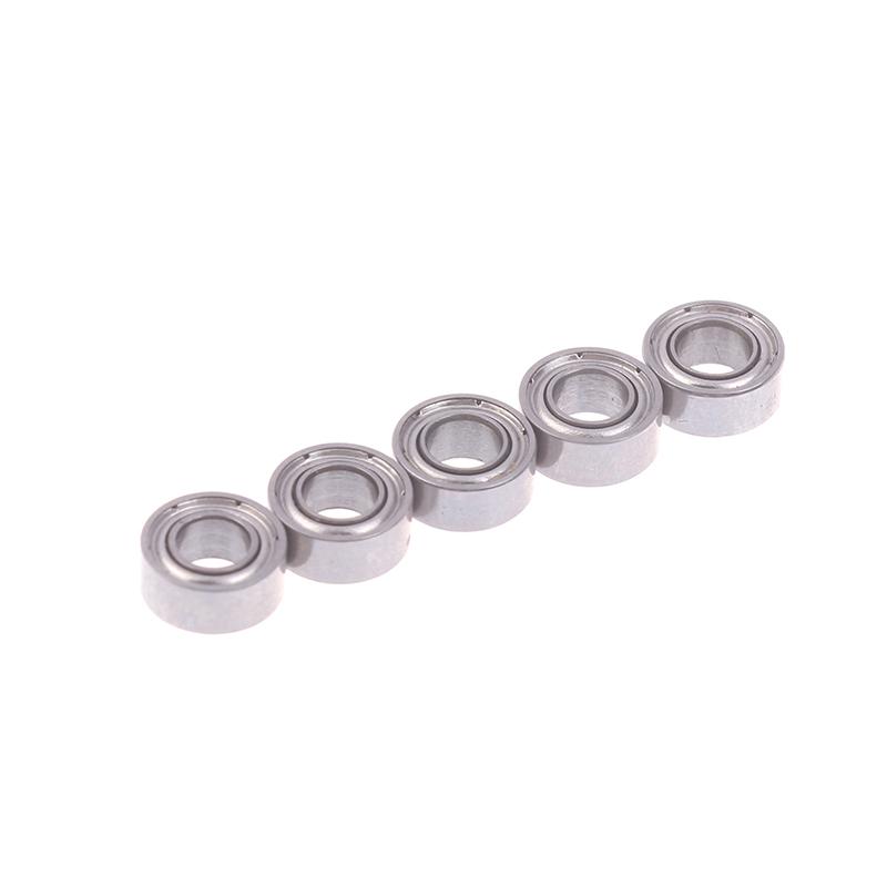 5Pcs Mr63Zz Bearing 3X6X2.5Mm Abec 7 Quality High-Speed Mr63 Zz Miniature Steel Ball Bearings For Fishing Reel