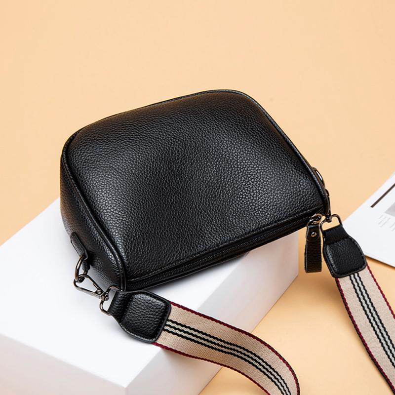 small polly leather crossbody bolsa