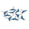 10x Enamel Tail Charms Pendants DIY Bracelet Necklace Crafts Silver Plated