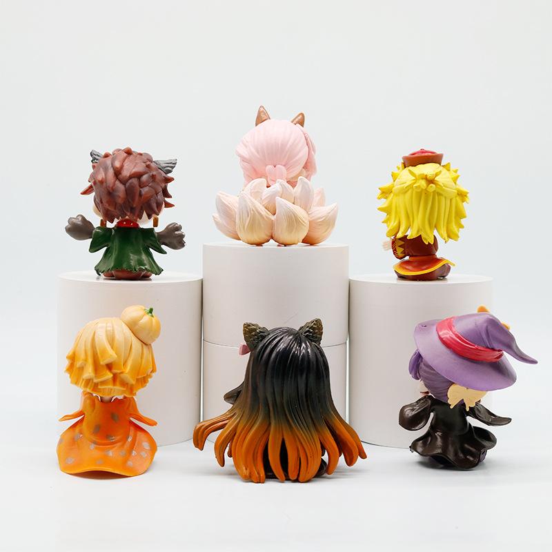 Demon Slayer Tanjiro Kamado Nezuko anime cartoon figure blind box creative  statue model ornament surprise gift box