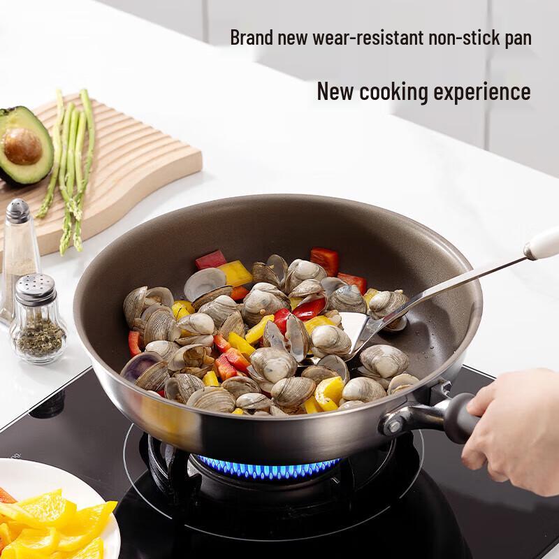 Chuidahuang TK28JG 28cm Titanium Non-Stick Frying Pan