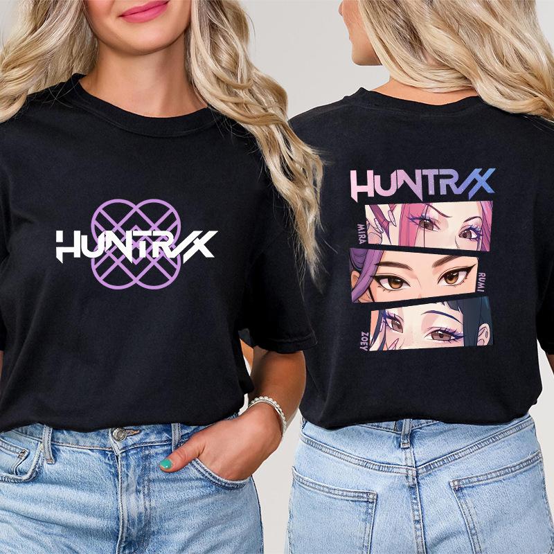 Kpop Korean Wave Witch Hunt trendy casual short sleeved printed T-shirt 5987