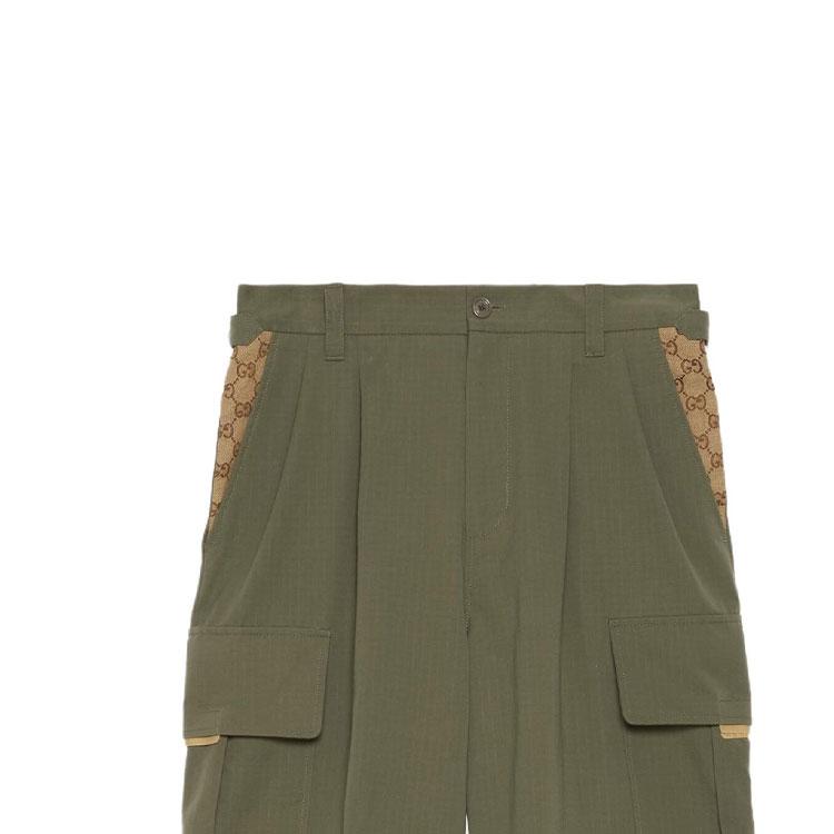 GUCCI Gg Wide Leg Cargo Pants 751436-ZANW6-3550