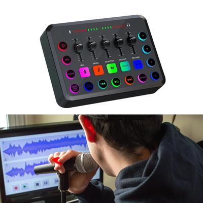 Audio Mixer Sound Board Console System,5 Channel,Professional DJ for Performance