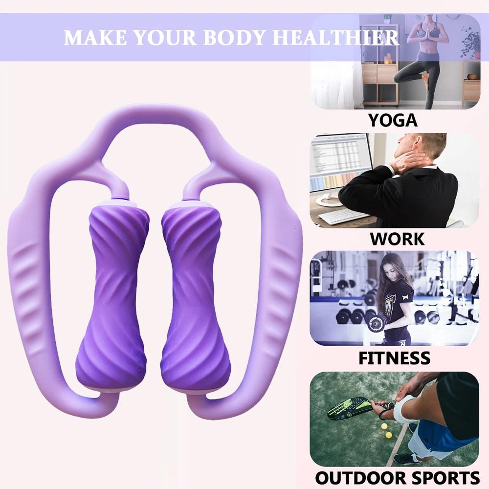 1 ks Masážní kolečko na svaly pro nohy, krk, ruce, paže - Vnitřní sporty, jóga, kulturistické vybavení pro svalovou relaxaci