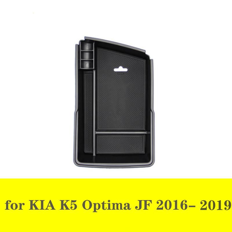 For KIA K5 2011-2015 2016- 2022 TILTING LEATHER CENTER  CONSOLE STORAGE BOX PALLET CONTAINER