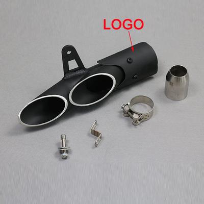 Silenciador de escape universal para motocicleta de 51 mm, con dos o tres salidas, para carreras, YZF R1, R3, R6, Z1000, S1000RR, CBR1000RR