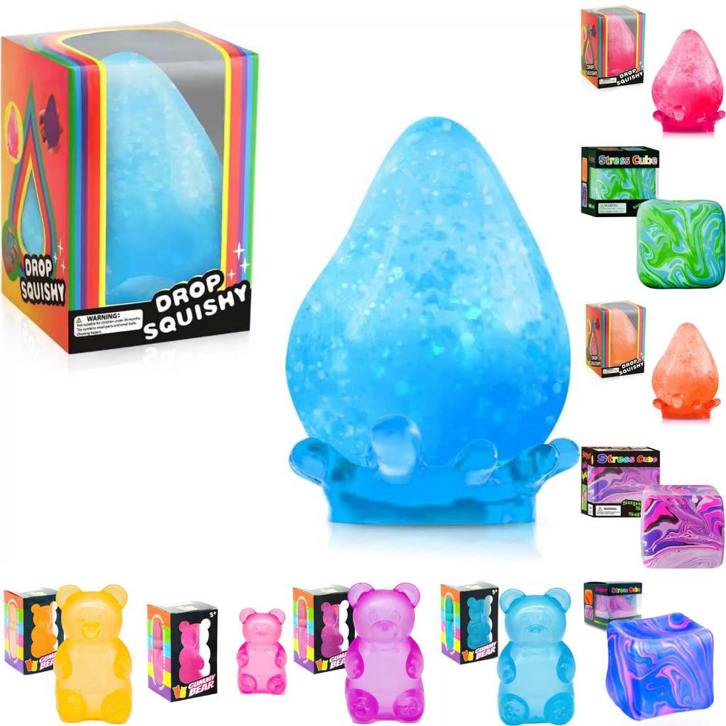 Needoh TPR Dream Squishies Stressabbau-Spielzeug für Kinder und Erwachsene mit interaktivem Grip-Spaß