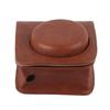 PU Leather Protective Cover Case Bag for Fujifilm Instax Mini 90 with Shoulder Strap (Brown)