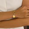Fashion love heart bracelet jewelry personalized titanium steel bracelet for women
