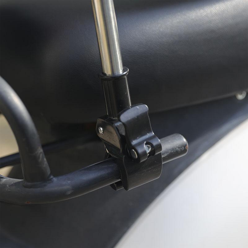 1,2m motocyklový vlajkový stožár Teleskopický držák vlajkového stožáru z nerezové oceli Držák pro vystavení vlajky na kolo pro průměr 12 mm-40 mm