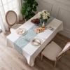 Polyester Jacquard Retro Fringed Tablecloth Rectangular Coffee Table Dining Table Cloth Cover Lace