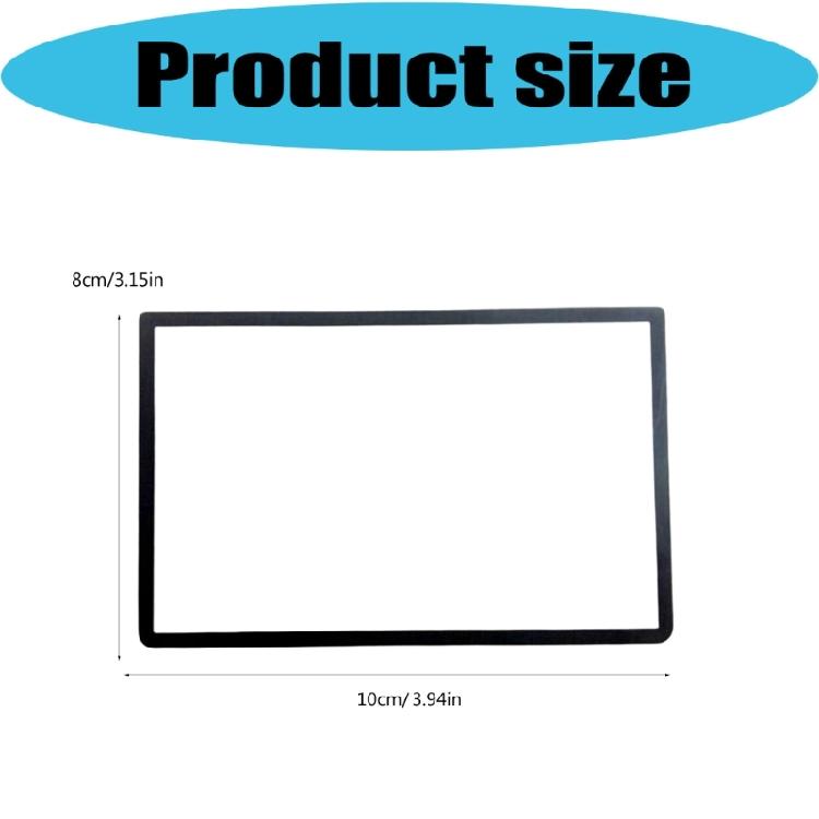 Top LCD Screen Replacement Parts For NEW3DS Device Anti Fingerprints Coating Optimized Color Reproduction