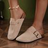 Fashion Women's Shoes Women's Closed Toe Slippers Women's Sandals Retro Fashion Garden Clog Slide 2024 New  Slipper