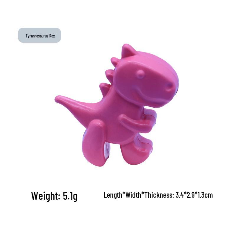 3D Erasable Rainbow Dinosaur Crayons for Kindergarten Creative Multi-color Painting.