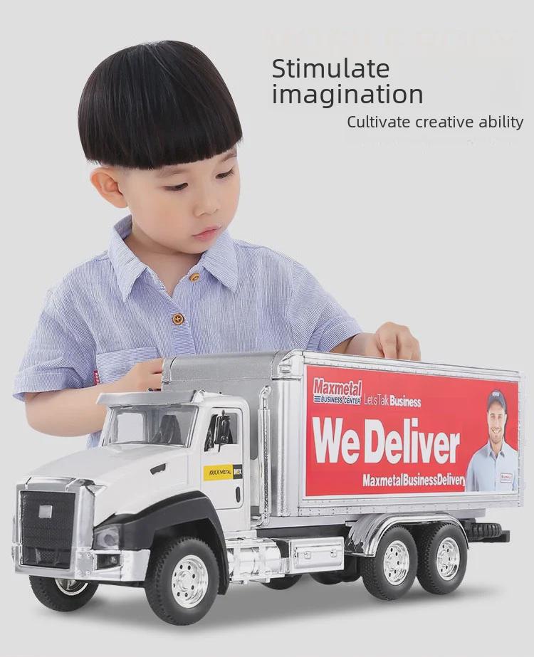 Alloy Construction Vehicle Set for Kids Ages 3-6: Mixer, Excavator, Dump Truck