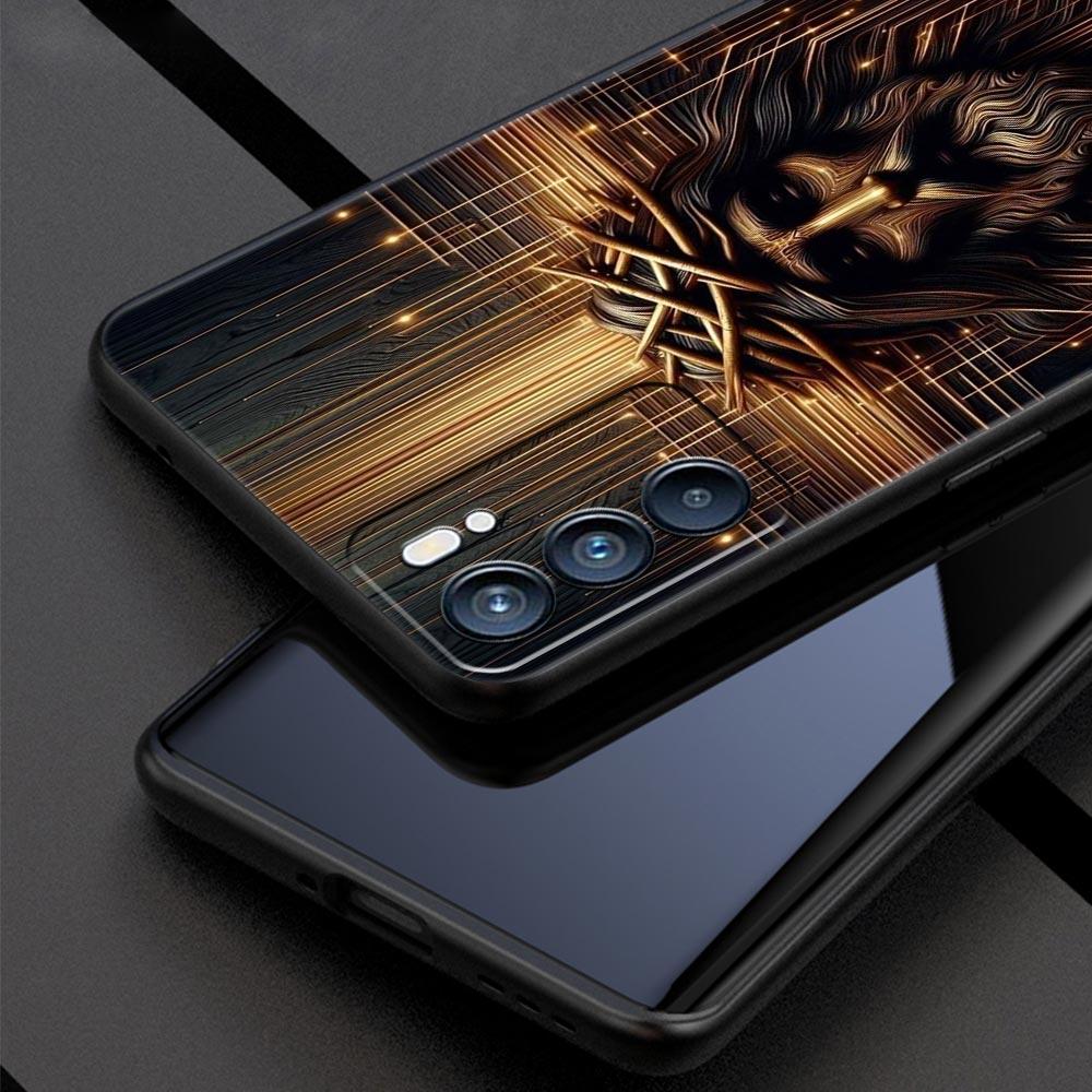 Etui na telefon z wzorem krzyżykowym dla Oppo A17 A31 A54 A57 A78 A79 A98 Find X5 X6 Reno 6 7 8 10 11 12 13 F Pro 5G Miękki TPU