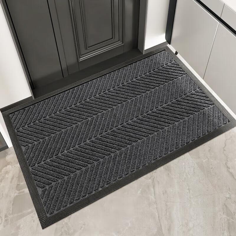 Полиэстеровый коврик для прихожей Mi Ling с рисунком протектора шины