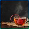 Teapot Shape Tea Infuser Reusable Silicone Tea Filter with Long Handle Tea Steeper for Loose Leaf Tea Spices and Seasonings