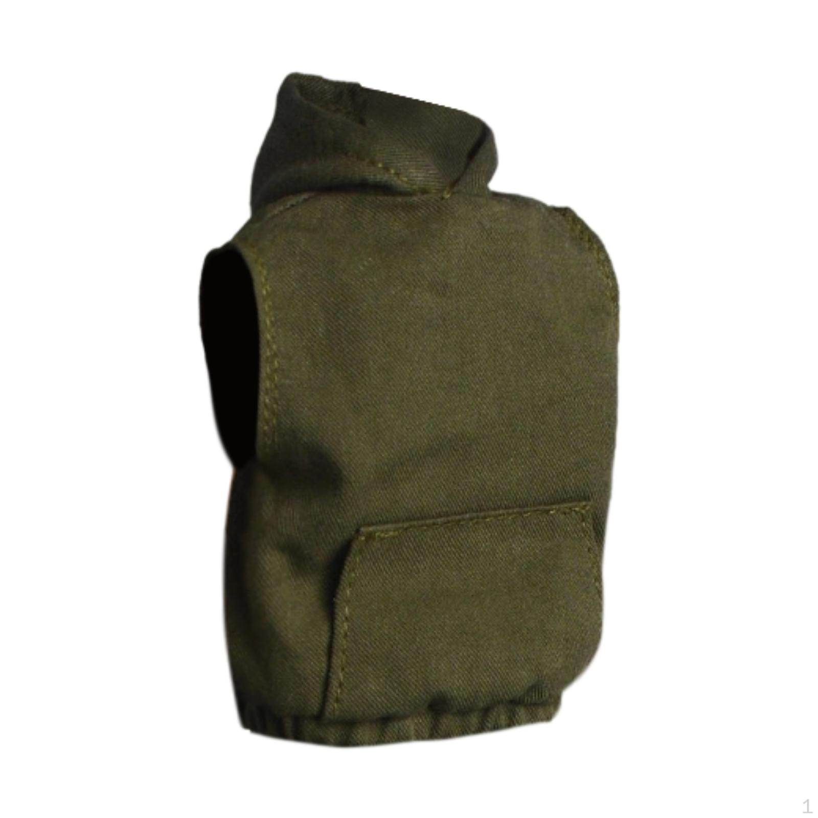 

Худи в масштабе 1/12, одежда для экшн-фигурок, модное украшение, костюм для косплея, одежда для кукол для 6 зелёный