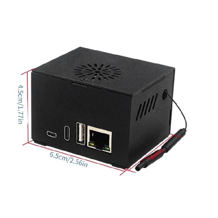 Aluminum Alloys Metal Housing with Development Board for Orange Pi Zero3 Board