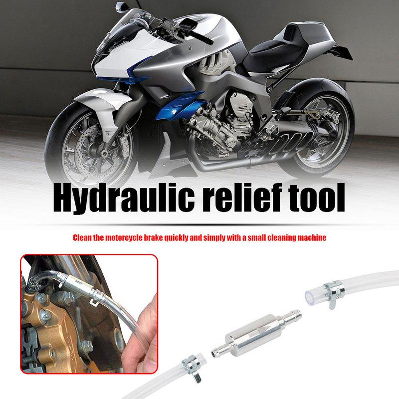 Motorcycle Brake Bleeding Oil Change Pump Tool Single Way Valve Hydraulic Clutch Valve Tube Set Auto Brake Fluid Oil Change Tool