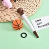 Creative Ballpoint Pen Basketball Football Tennis Volleyball Shape Decompression Bounce Popup Neutral Pen Student Stationery