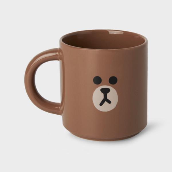 

Коричневая кружка Line Friends (355мл)