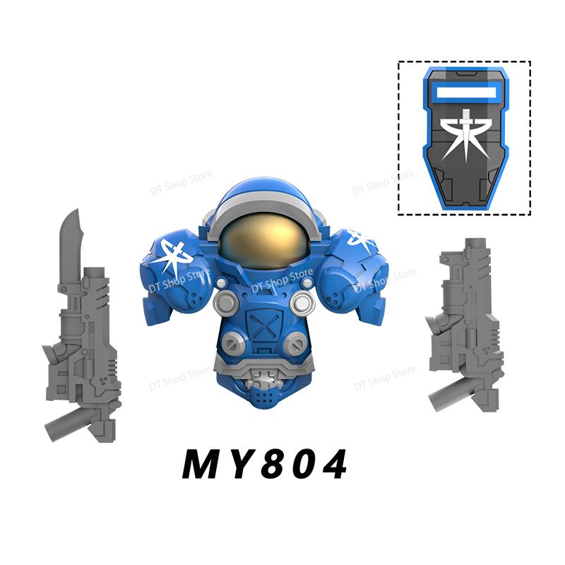 MY801-805 NEW Games Mini Action Figures Bricks Assembly Building Blocks Accessory Toys for Children gifts