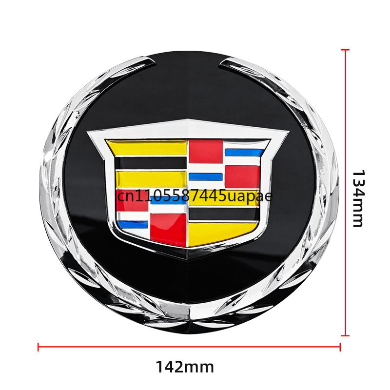14.2CM Car Front Grille Center Emblem Badge Sticker for Cadillac Escalade 2007 2008 2009 2010 2011 2012 2013 2014 Accessories