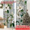 2D Flat Printing  2pcs Floral Cascade Popular Curtains Digital Printed Durable 100% Polyester Fabric Curtains Decorations