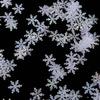 1000 Pieces 15mm DIY Christmas Non-Woven Snowflake Confetti Bag