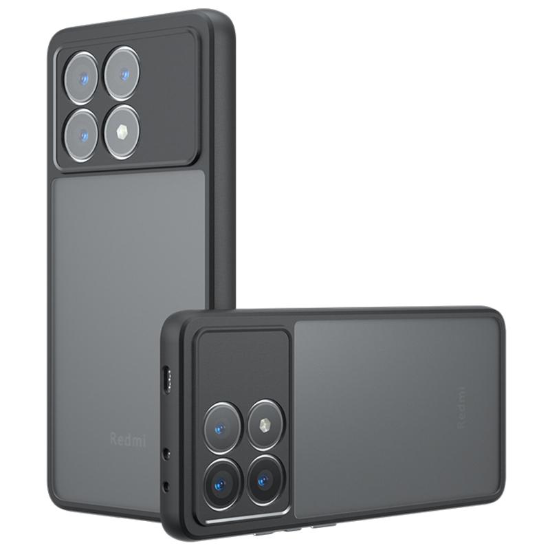 

For Xiaomi Poco F6 Pro 5G/Redmi K70 5G/K70 Pro 5G Case TPU+PC Phone Cover Matte Back A