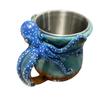 Novelty Octopuses Mug Handmade Statue Sea Animal Mug Coffee Milk Tea Cup Creative Octopuses Coffee Mug 3D Resin Mug
