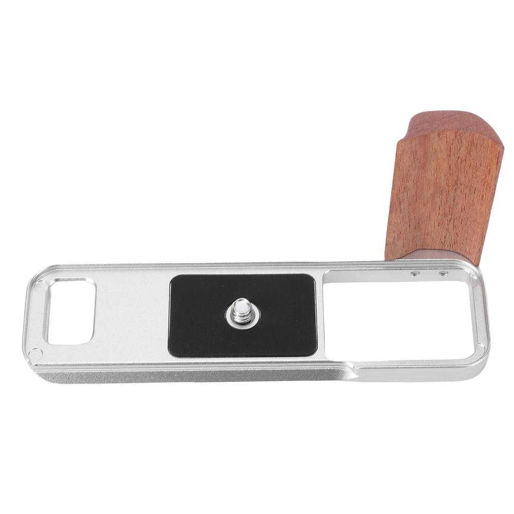 Handgrip Camera L Bracket Fit for   X E5 Camera Wooden Handle Aluminum Alloy Handgrip Quick Release L Plate