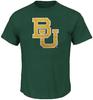 Baylor Bears Herren Grün Schul Logo Kurzarm T-Shirt