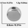 High Quality Irregular 304 Stainless Steel Beads For Jewelry Making Supplies No Fade Waterproof Moon Heart Star Bead Accessories