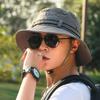 Anti-UV Protection Sunscrean Bucket Hat Wide Brim Outdoor Fishing Cap Portable Men Sun Hat  Hiking
