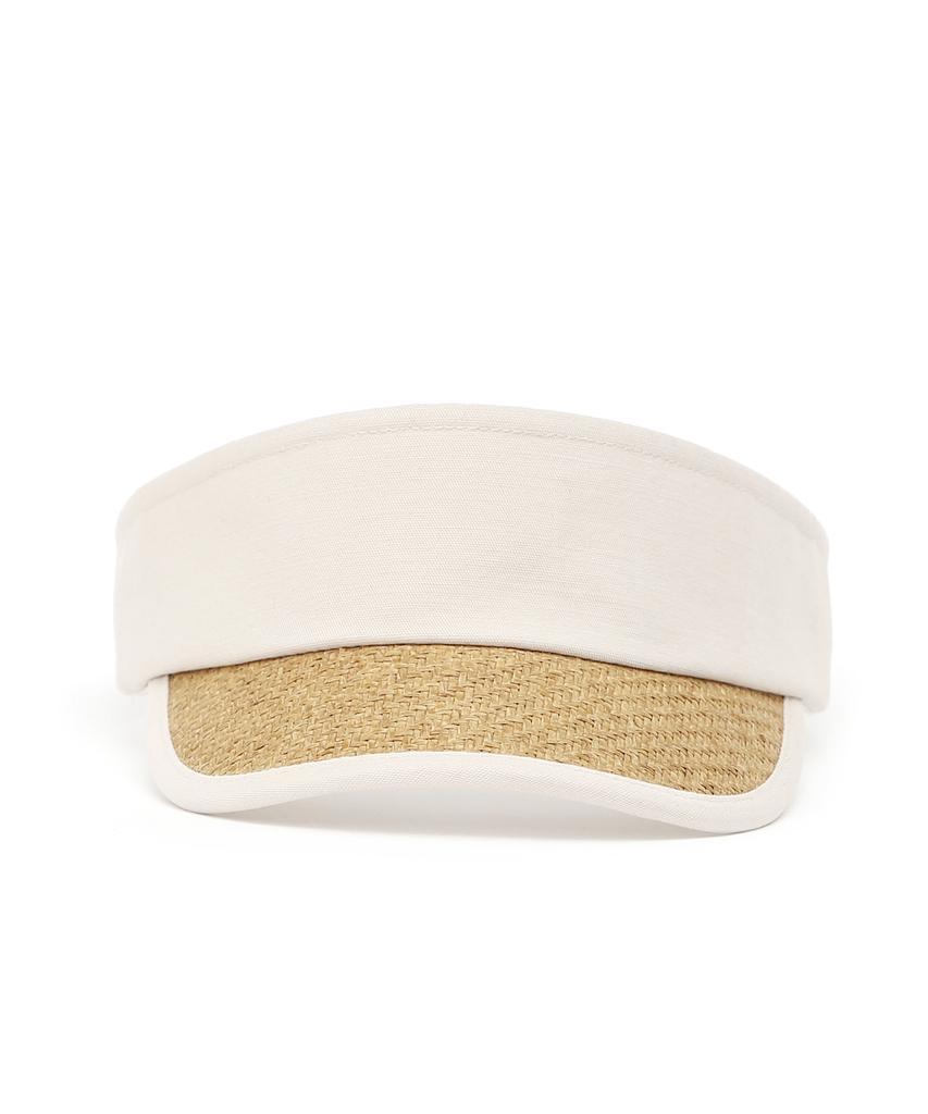 Eondeokeonteulolseutyudio Summer Rattan Sun Visor Sun Visor / Rattan / Oatmeal