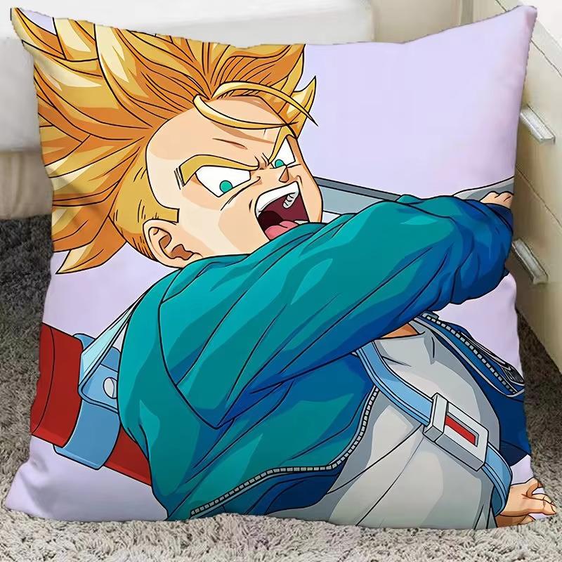Dragon Ball Anime Cosplay Pillow Covers Decorative Home Double-Sided Print Square Pillow Living Room Decoration Pillowcase Gift