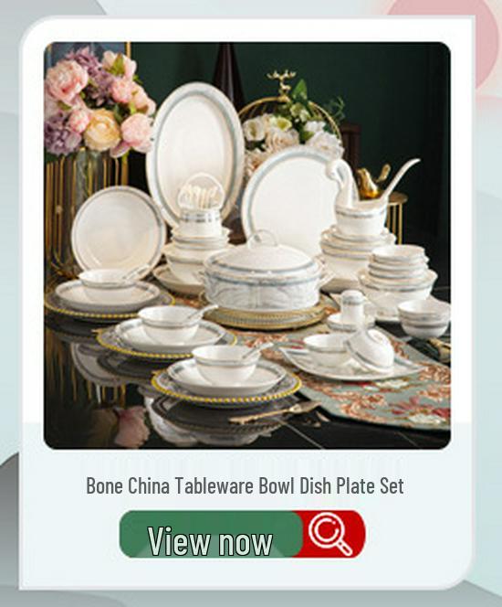 New Chinese Bone China Tableware: Bowls, Plates, and Dishes for Housewarming