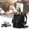 Hairdresser Backpack Accessories Bag Roomy Black Satchel