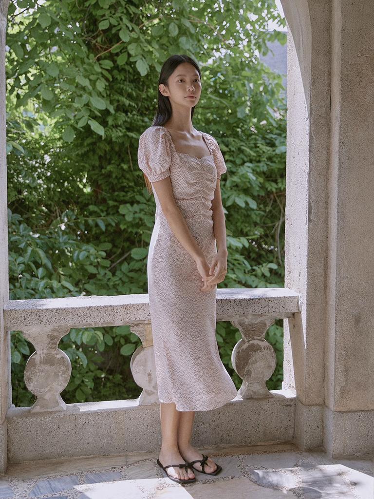 Seumaillingonmi Heart Dot Dress (Ivory)